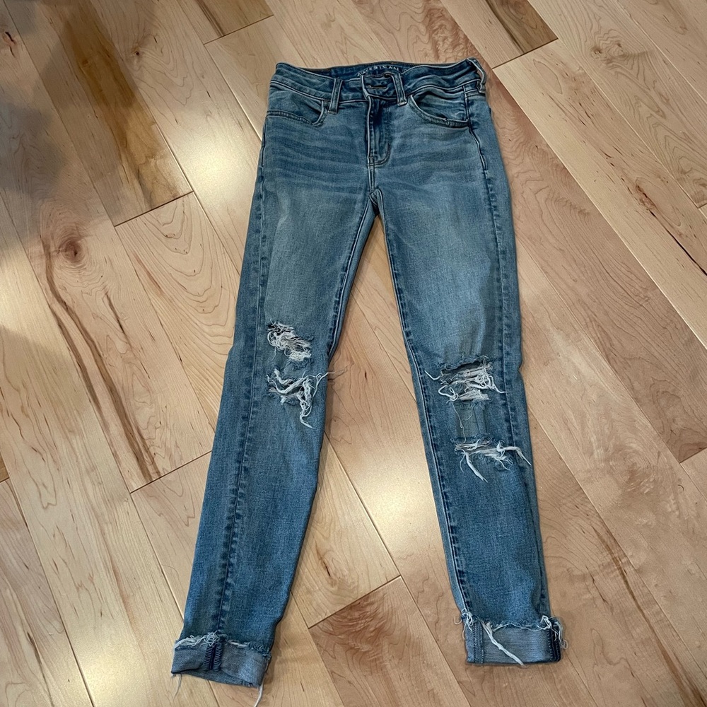 American Eagle super stretch jeans